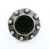 Buttons (Set of 10) - Pewter Studs | Metal | 11mm | Deep Emerald